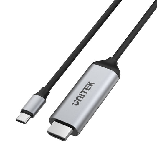 Unitek 1.8m Type C to Hdmi Cable Grey (v1423a) — Unitek | Guards on Duty Shop