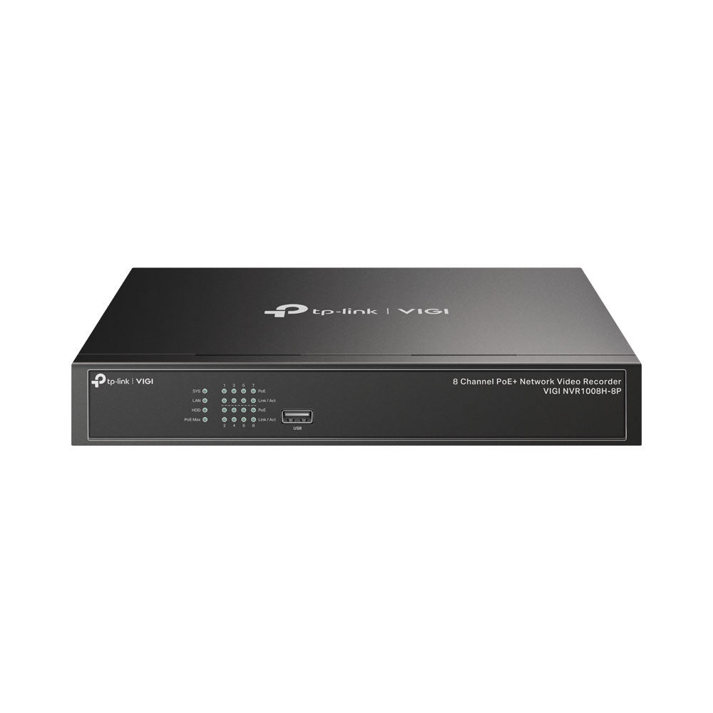TP LINK VIGI NVR POE+ 53W 8CH 4K VGA/HDMI