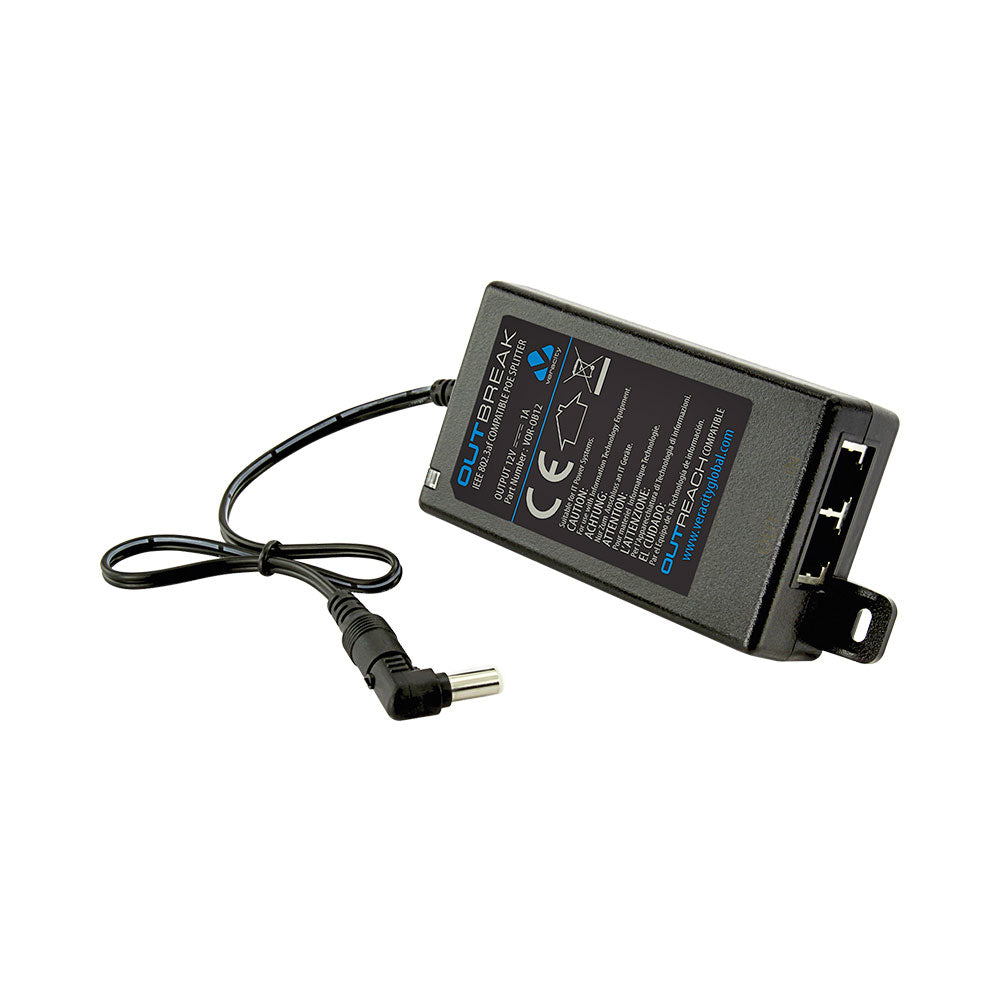Poe Splitter (network Pass Through and 12v Dc) — Veracity | Guards on Duty Shop