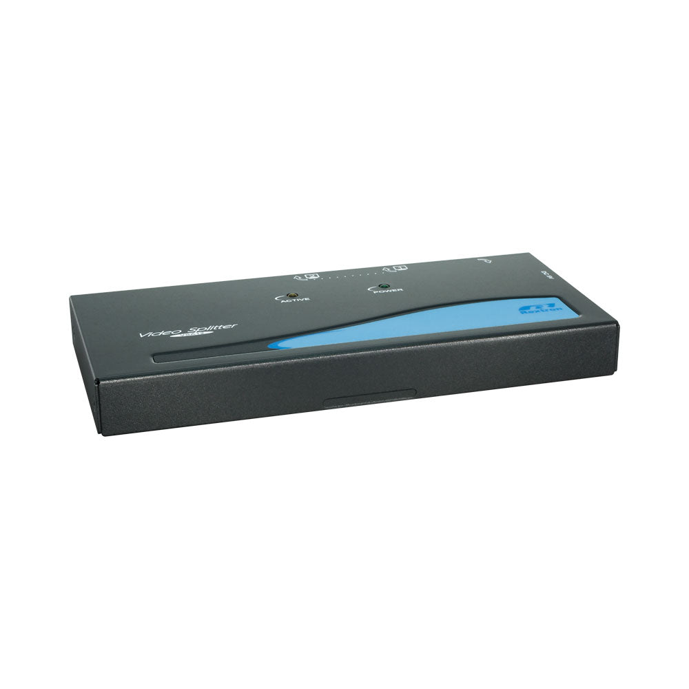 Rextron Video Splitter-1in,2out 350 Mhz, Metalcase — Rextron | Guards on Duty Shop