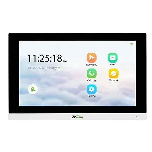 ZKTeco IP Video Intercom Indoor monitor Guards On Duty Security