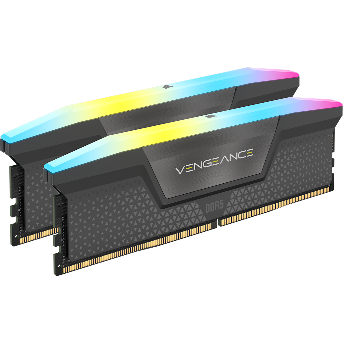CORSAIR VENGEANCE RGB DDR5 16GB (1 x 16GB) DDR5 6000 CL38-48-48-96 1.35V Intel XMP & AMD EXPO - GREY