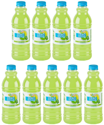 Vita Sun 9 X 1L Lemon and Lime Zero Sugar (Sold 9 X 1 L Per Case) Vita Sun Lemon and Lime Zero 1L