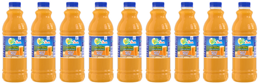 Vita Sun 9 X 1Lt Peach Mango 8% Blended Fruit Drink Concentrate 1 Liter (Sold 9 X 1L Per Case) Vita Sun Peach Mango