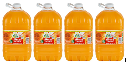 Vita Sun 4 X 3L Dairy Blend Mango Orange Fruit Drink (Sold 4 X 3 L Per Case) Vita Sun DB Mango Orange Blended 1.5L