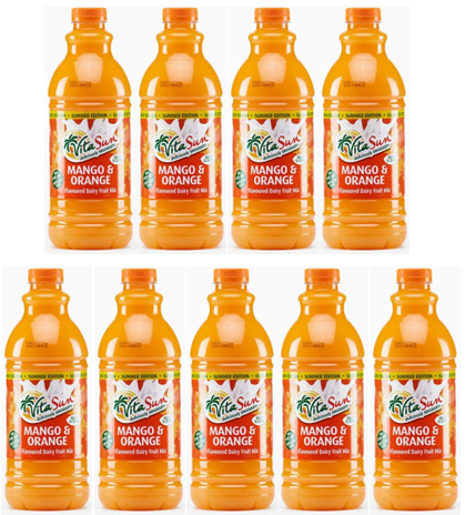 Vita Sun 9 X 1.5L Dairy Blend Mango Orange Fruit Drink (Sold 9 X 1.5L Per Case) Vita Sun DB Mango Orange Blended 1.5L