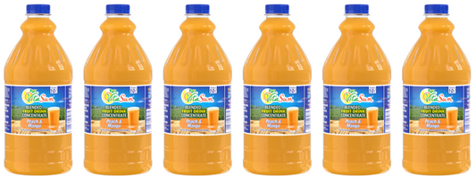 Vita Sun 6 X 2L Peach Mango 8% Blended Fruit Drink Concentrate 2 Liter (Sold 6 x 2L Per Case) Vita Sun Peach Mango