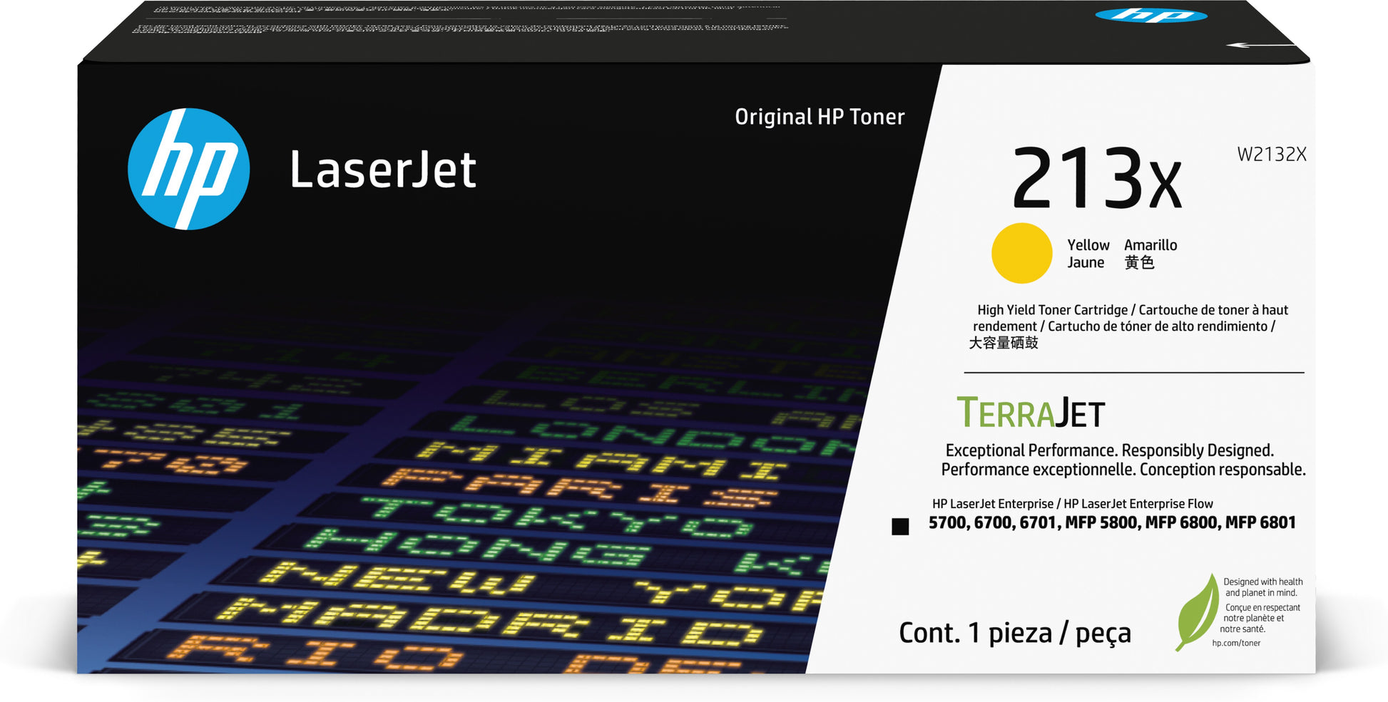 HP 213X Yellow Original LaserJet Toner Cartridge - Guards On Duty Shop & Security Guards
