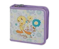 Tweety 40 Cd Wallet Colour Purple