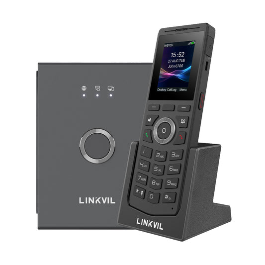 Linkvil W710p Dect Phone System with Base — LinkQnet | Guards on Duty Shop