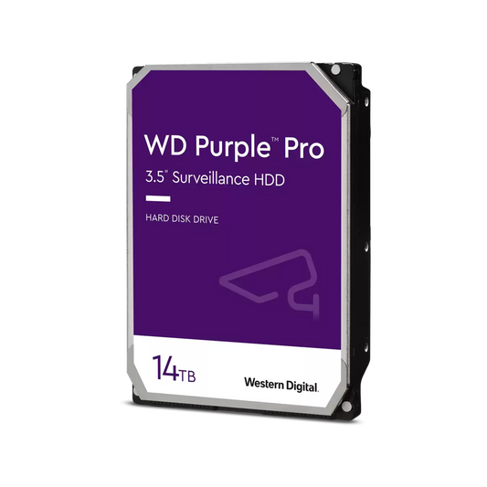 WD Purple Pro AI Surveillance 14TB 3.5" SATA Internal HDD - Guards On Duty Shop & Security Guards