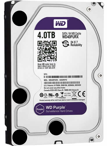 Western Digital WD 4TB Surveillance HDD Drive