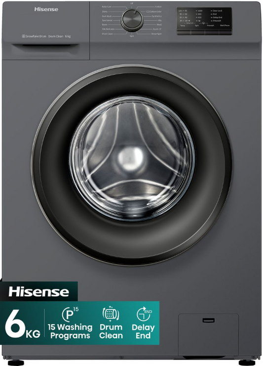 Hisense 6Kg Front Loader Washing Machine