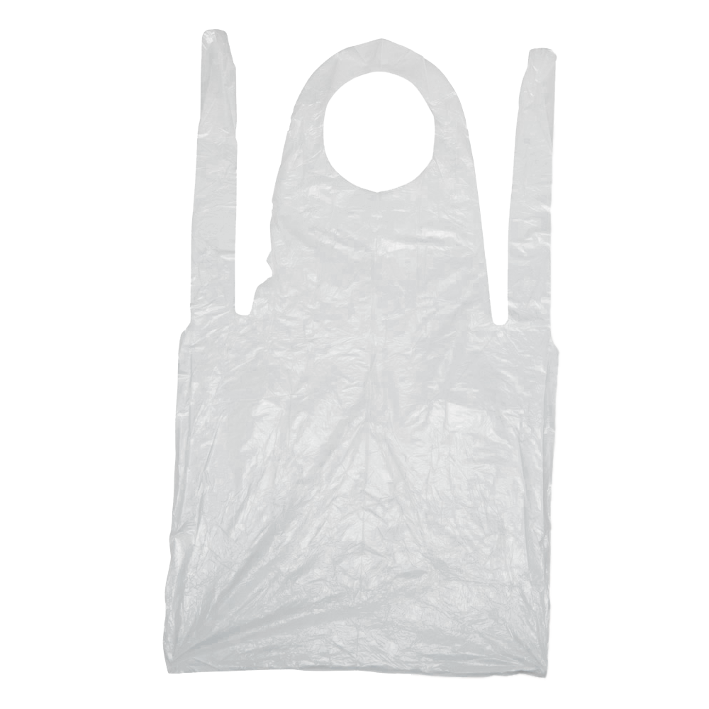Pinnacle PE Apron White (Pack of 1000) (Pack of 1000)