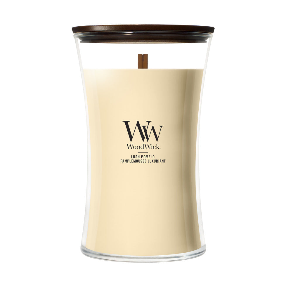 WoodWick Large Hourglass Candle - Lush Pomelo