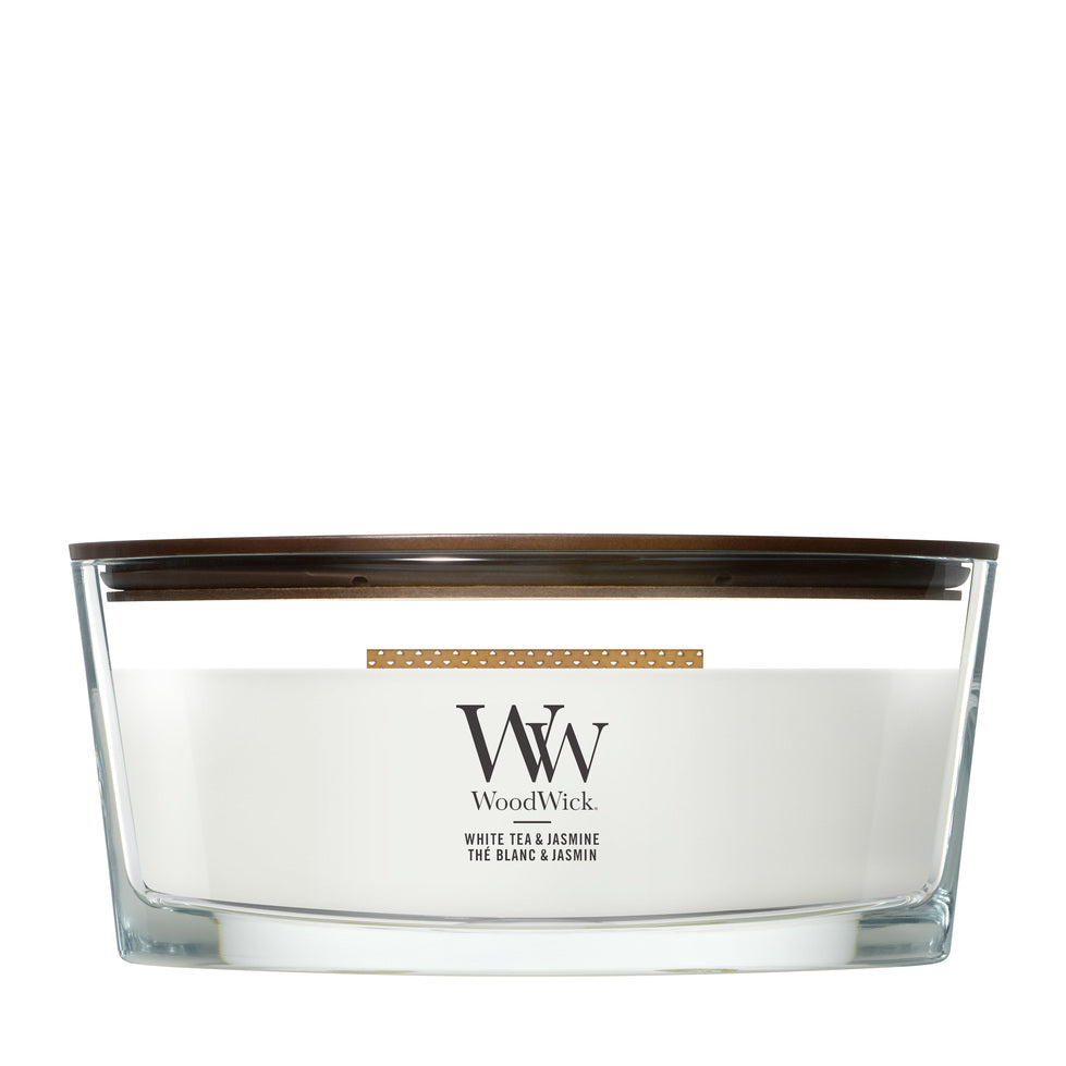 WoodWick Ellipse Candle - White Tea & Jasmine