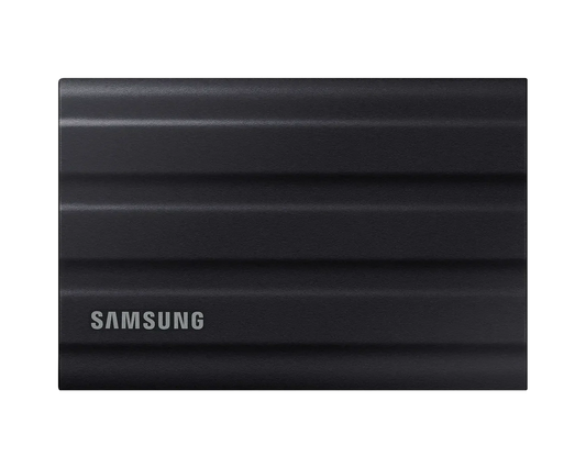 SAMSUNG T7 SHIELD PORTABLE SSD 1 TB, TRANSFER SPEED UP TO 1050 MB/S,USB 3.2 (GEN2, 10GBPS) BACKWARDS COMPATIBLE, AES 256-BIT HARDWARE ENCRYPTION COLOUR: BLACK 3 YEARS WARRANTY FEATURES: SUPER FAST EXTERNAL STORAGEUP TO 9.5 TIMES FASTER THAN EXTERNAL HDDS - Guards On Duty Shop & Security Guards