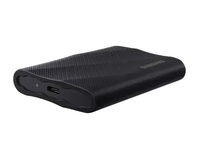 SAMSUNG T9 PORTABLE SSD 1TB TRANSFER SPEED UP TO 2000 MB/S, WRITE SPEED TO 1950 MB/S, USB 3.2 (GEN2X2, 20GBPS) AES 256-BIT HARDWARE ENCRYPTION, WINDOWS, MACOS, ANDROID COMPATIBLE COLOUR: BLACK 5 YEARS WARRANTY FEATURES: UP TO 2,000MB/S SEQUENTIAL READ 3M - Guards On Duty Shop & Security Guards