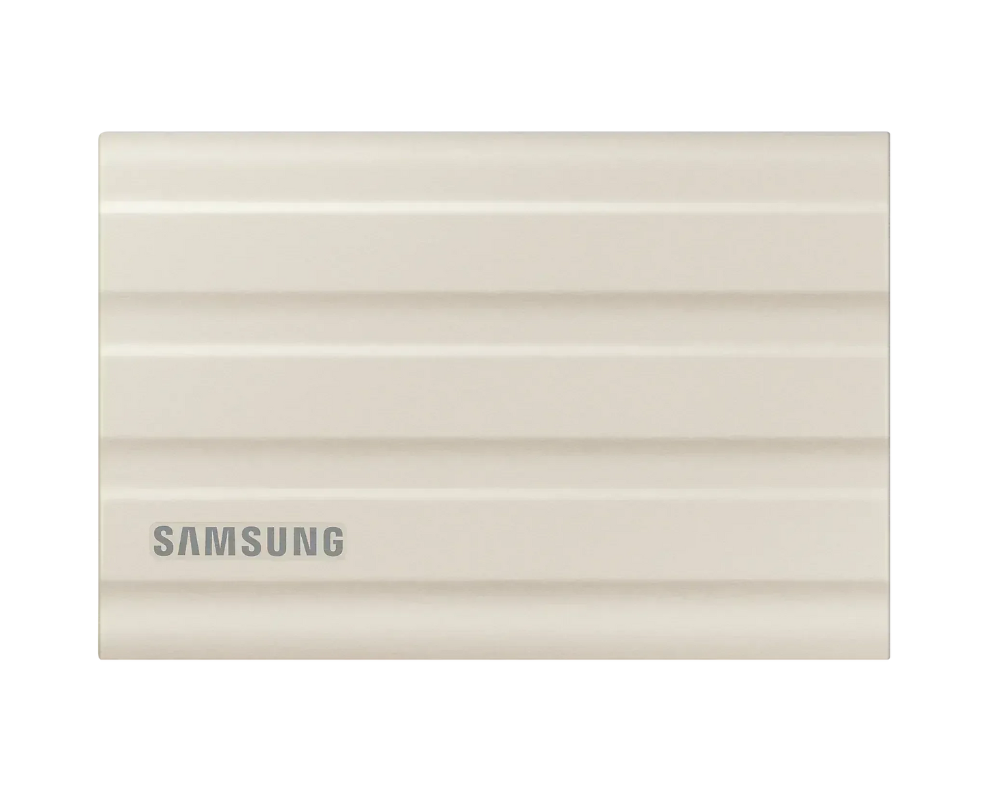 SAMSUNG T7 SHIELD PORTABLE SSD 2 TB, TRANSFER SPEED UP TO 1050 MB/S, USB 3.2 (GEN2, 10GBPS) BACKWARDS COMPATIBLE, AES 256-BIT HARDWARE ENCRYPTION COLOUR: BEIGE 3 YEARS WARRANTY FEATURES: SUPER FAST EXTERNAL STORAGEUP TO 9.5 TIMES FASTER THAN EXTERNAL HDDS - Guards On Duty Shop & Security Guards