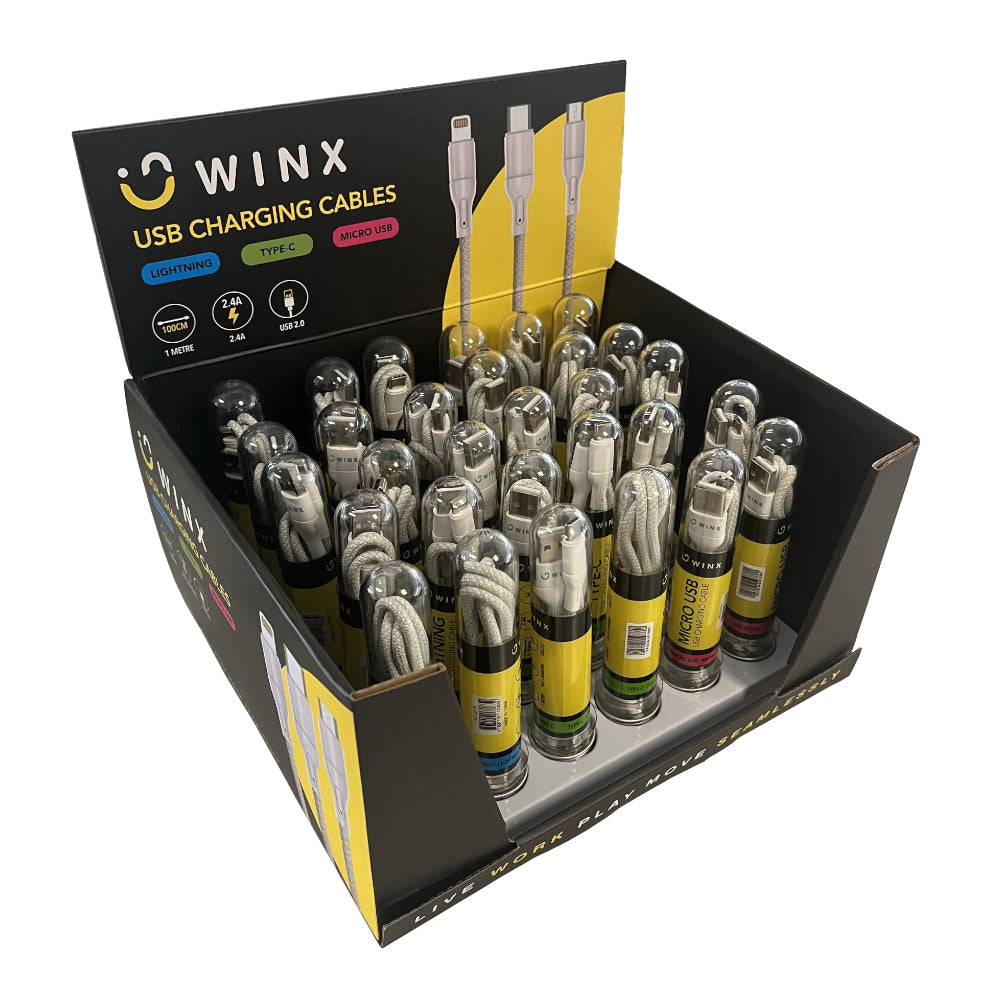 WINX USB Charging Cables - Guards On Duty Shop & Security Guards