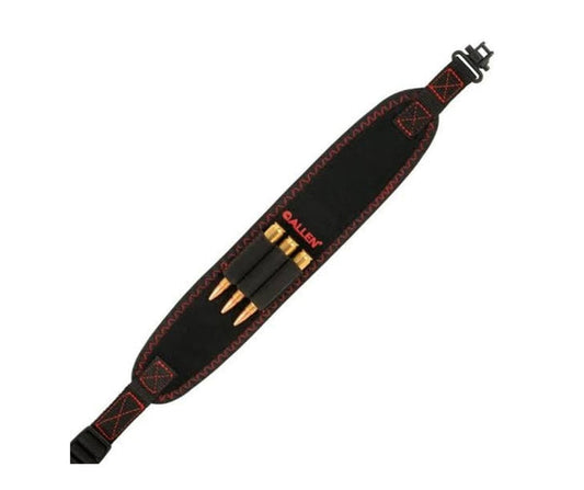 ALLEN RIFLE SLING DAYTONA NEOPRENE W/SWIVELS & SHELLHOLDER ALLEN RIFLE SLING DAYTONA NEOPRENE W/SWIVELS & SHELLHOLDER