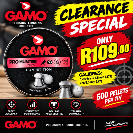 Gamo Pro-Hunter .177 Cal (4.5mm) Air Rifle Pellets