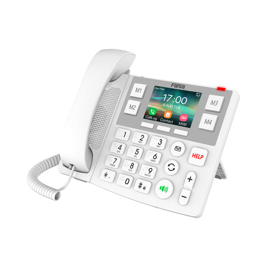 Fanvil X305 Big Button Ip Phone with 3.5" Colour Screen and Braille Digits - Designed for Nursing Homes, Hospitals and Other Scenarios — Fanvil | Guards on Duty Shop