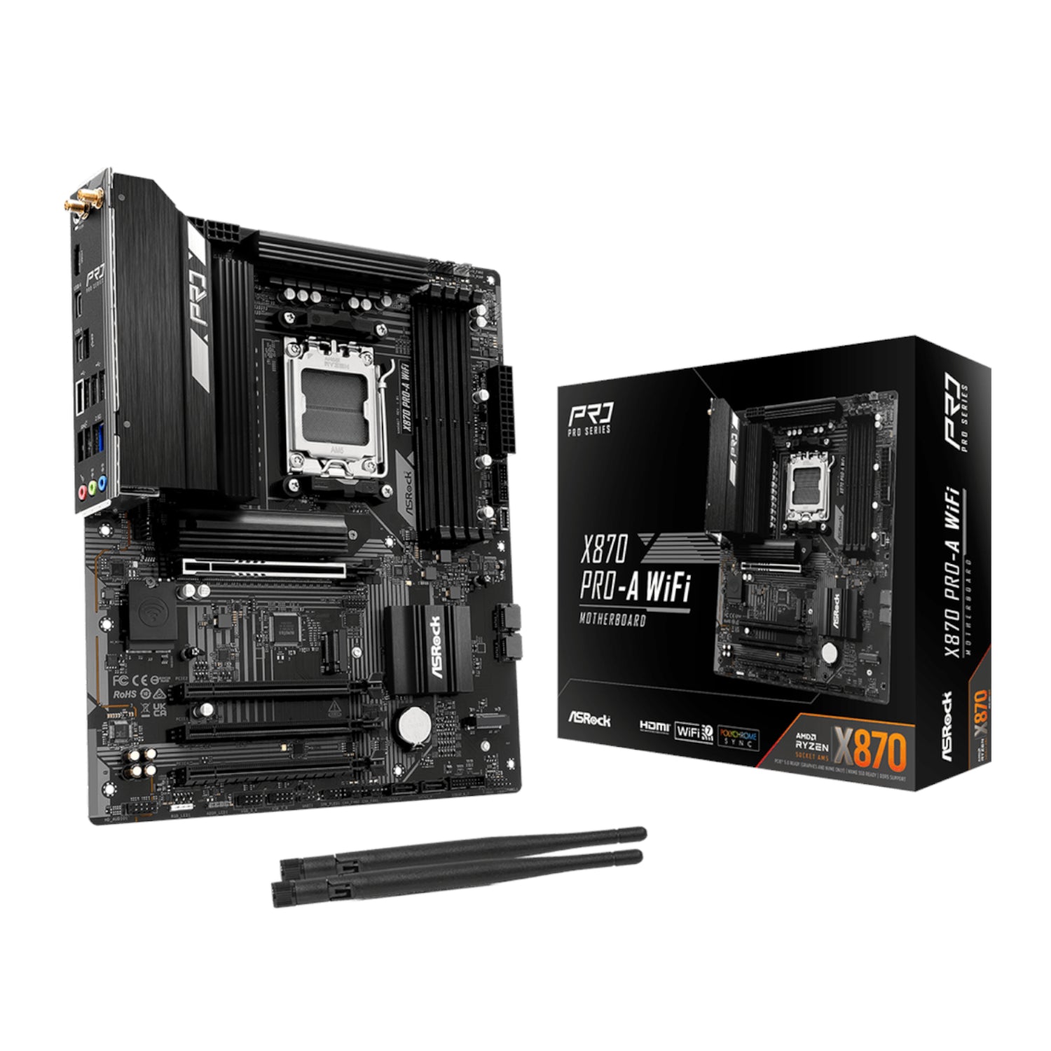 ASRock X870 A-Pro WiFi AMD AM5 ATX Gaming Motherboard - Guards On Duty Shop & Security Guards
