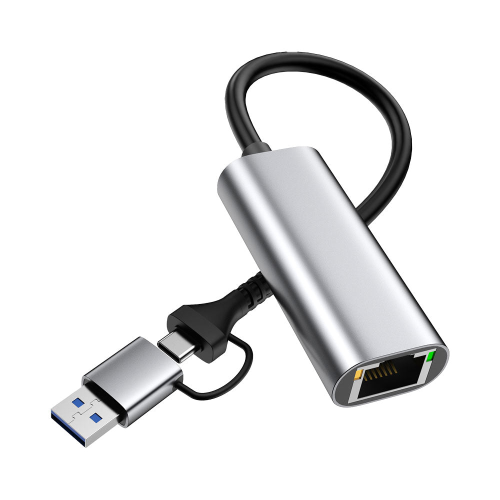 Linkqnet Connectivity Cnv-usb3c-eth-lq Usb3.0 Type-a/c Gigabit Ethernet Adapter — LinkQnet | Guards on Duty Shop