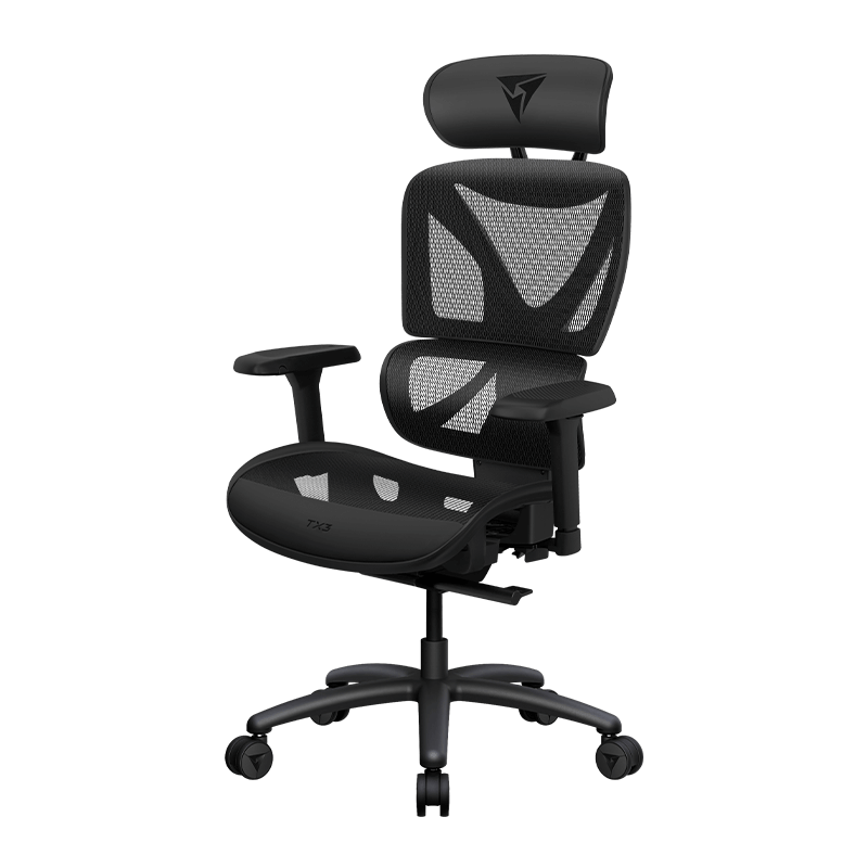 Thunderx3 XTC Ergonomic Chair - Mesh Black (TEGC-3054101.11).