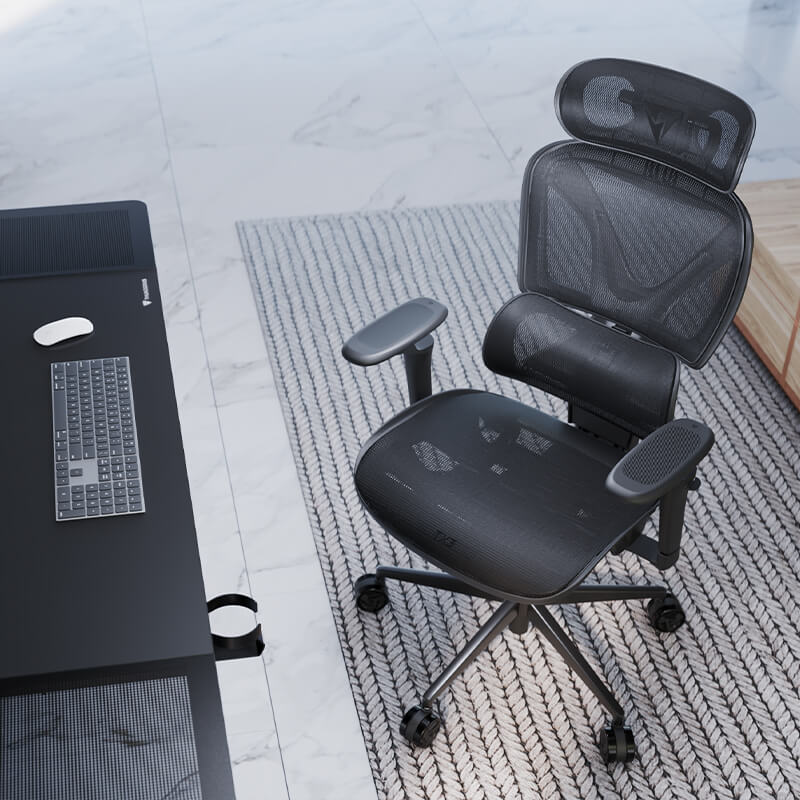 Thunderx3 XTC PRO Ergonomic Chair - Mesh Black (TEGC-3091101.11).