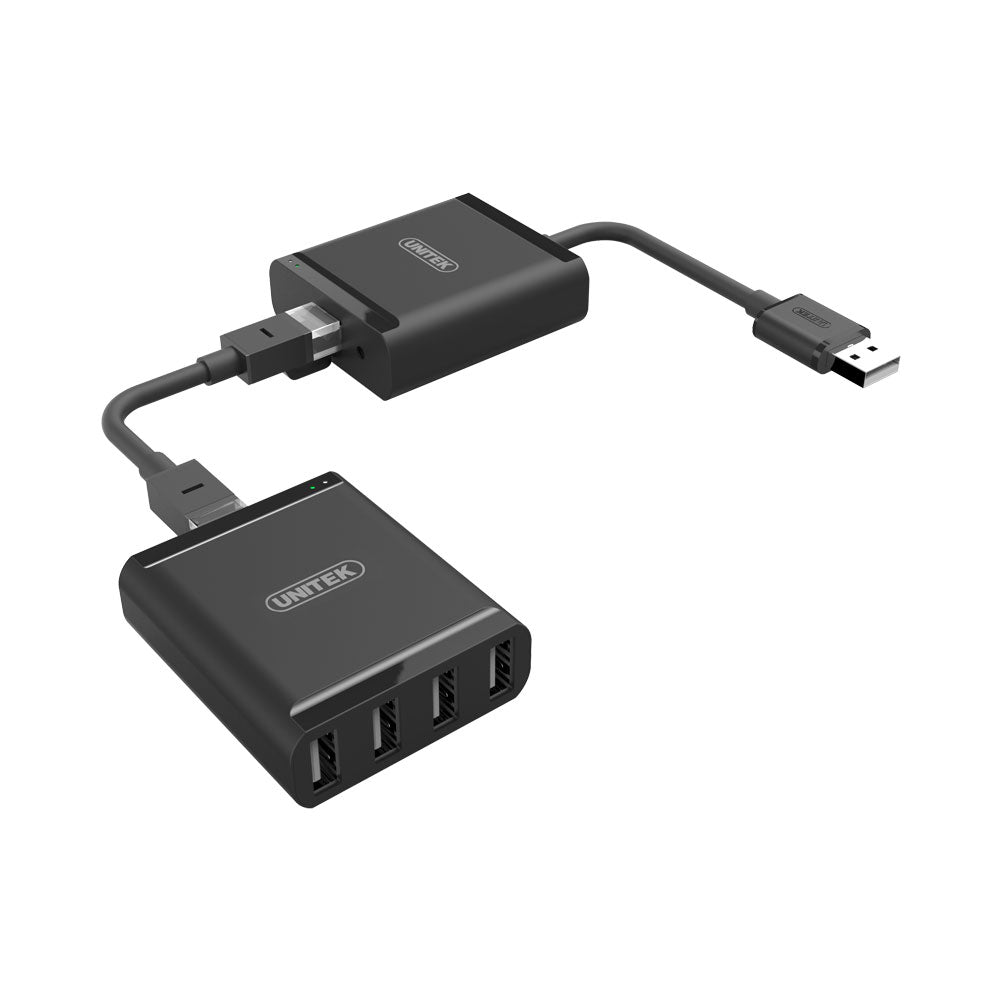 UNITEK EXT CAT5E 4 -PORT HUB 60M (Y-2516)