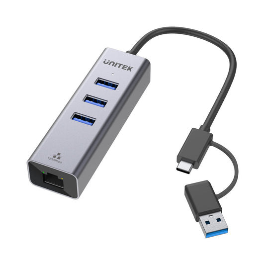 Unitek 3-port Usb3.0 Hub W Type-c/a Adp (y-3088b) — Unitek | Guards on Duty Shop