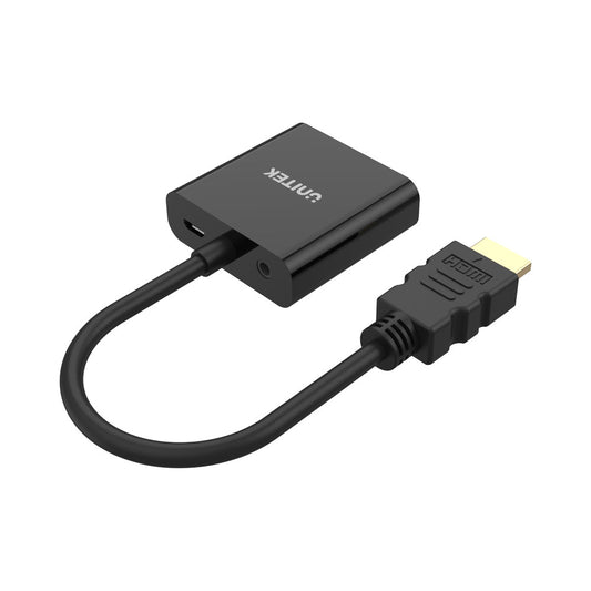 Unitek Hdmi Male to Vga Female with Audio (y-6333) — Unitek | Guards on Duty Shop