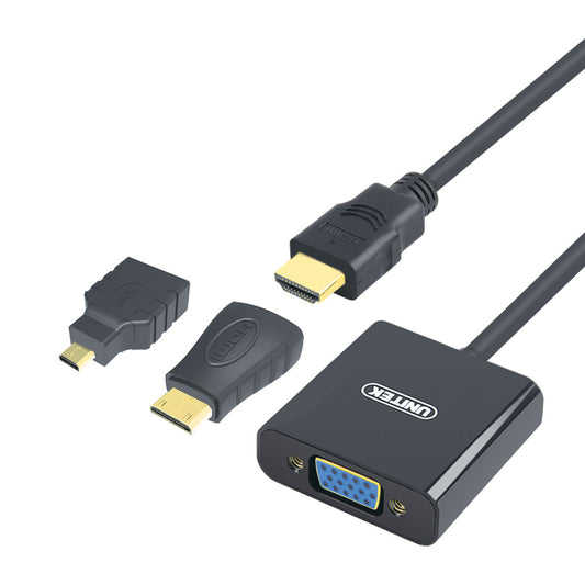 Unitek 3-in-1 Hdmi to Vga with Audio (y-6355),.. — Unitek | Guards on Duty Shop