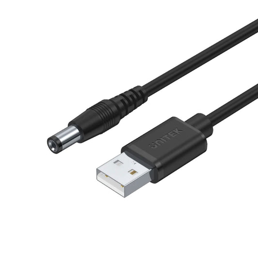 Unitek 1.5m Usb to 5.5/2.5m Dc Adapter (y-c4046bk) — Unitek | Guards on Duty Shop