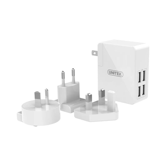 Unitek 24w 4p Usb Travel Wall Charger (y-pw10001) — Unitek | Guards on Duty Shop
