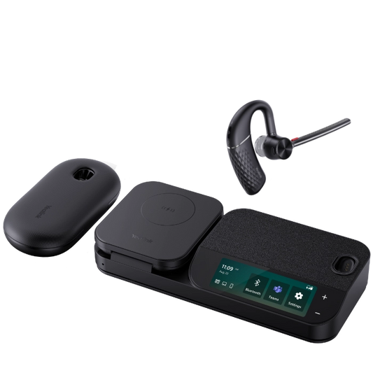 Yealink BH71 Mono Bluetooth Headset With Workstation, Portable Charging Case And BT51 USB-C/A Dongle