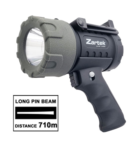 ZA-461 Bright Spotlight Laser LED 700 Lumen Distance 710m USB Rechargeable