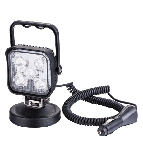 ZA-485 Vehicle LED Floodlight 900lm Magnetic Mount 12V Adaptor On/Off Switch 3m Coil Cable