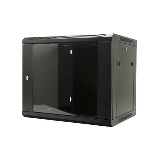 Zone 12U 600mm IP54 Black Wall Mount Cabinet - Guards On Duty Shop & Security Guards