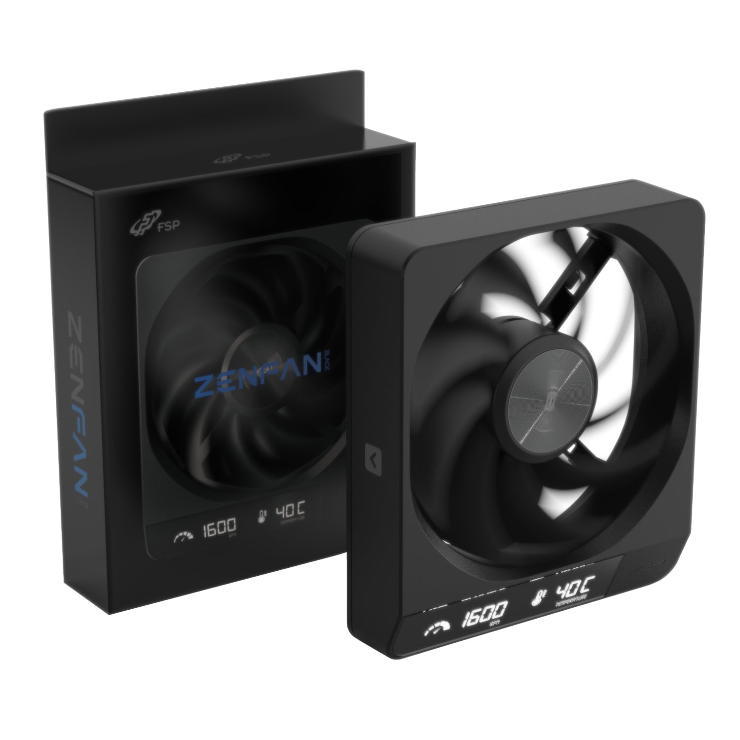 FSP ZENFAN 120mm PWM Smart Fan - Black - Guards On Duty Shop & Security Guards