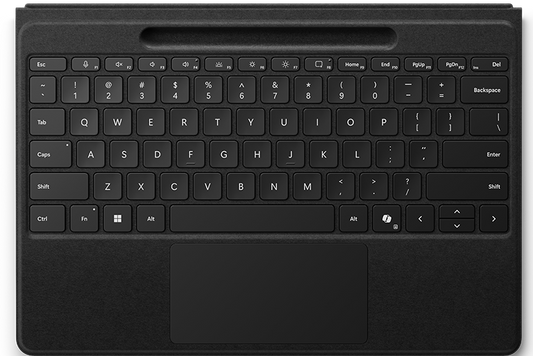 Microsoft Surface Pro Flex Type Cover - Black - No Pen Included - Keyboard - Microsoft - Accessories - Guards On Duty Shop & Security Guards