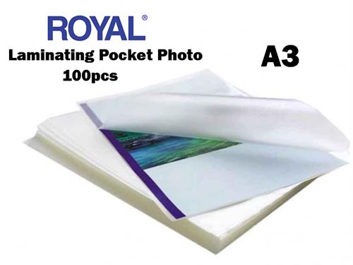 Royal Laminating Pocket A3 100Pcs