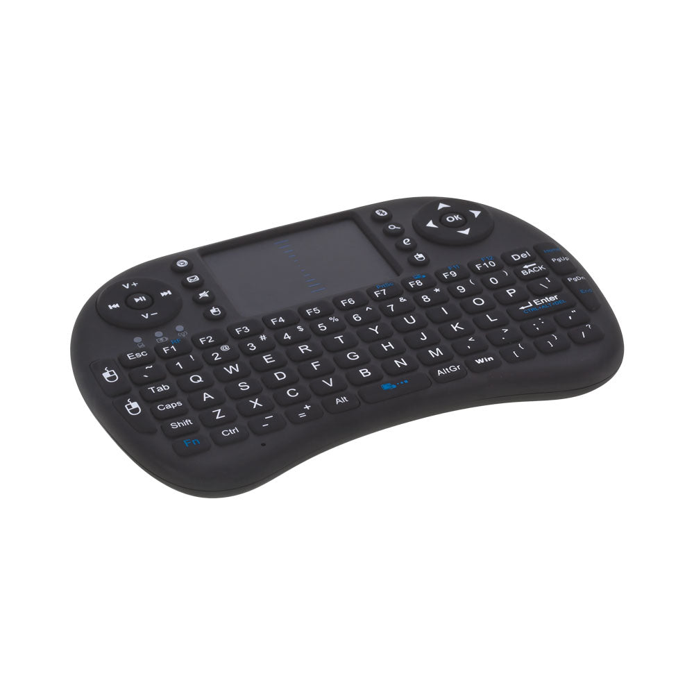 ZOWEETEK 2.4GHZ 92-K BLACK MINI WIRELESS KBD T.PAD