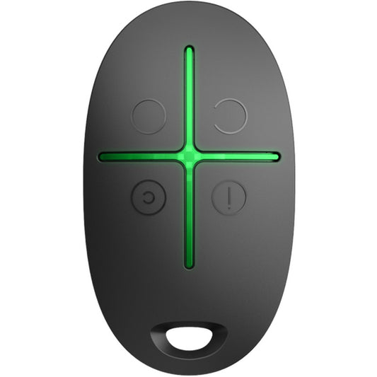 Ajax - SpaceControl Black - two-way wireless key fob with panic button