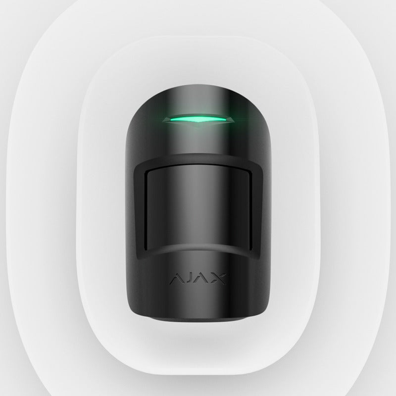 Ajax - MotionProtect Plus Black - wireless pet immune motion detector with...