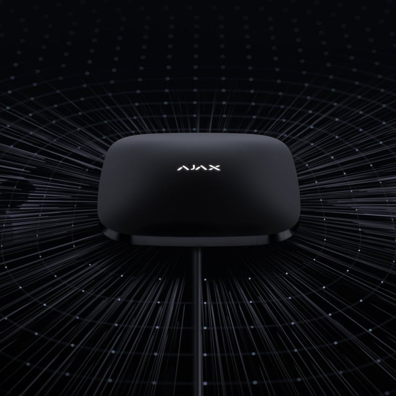 Ajax - ReX 2 Black - radio signal range extender, support Motion cams