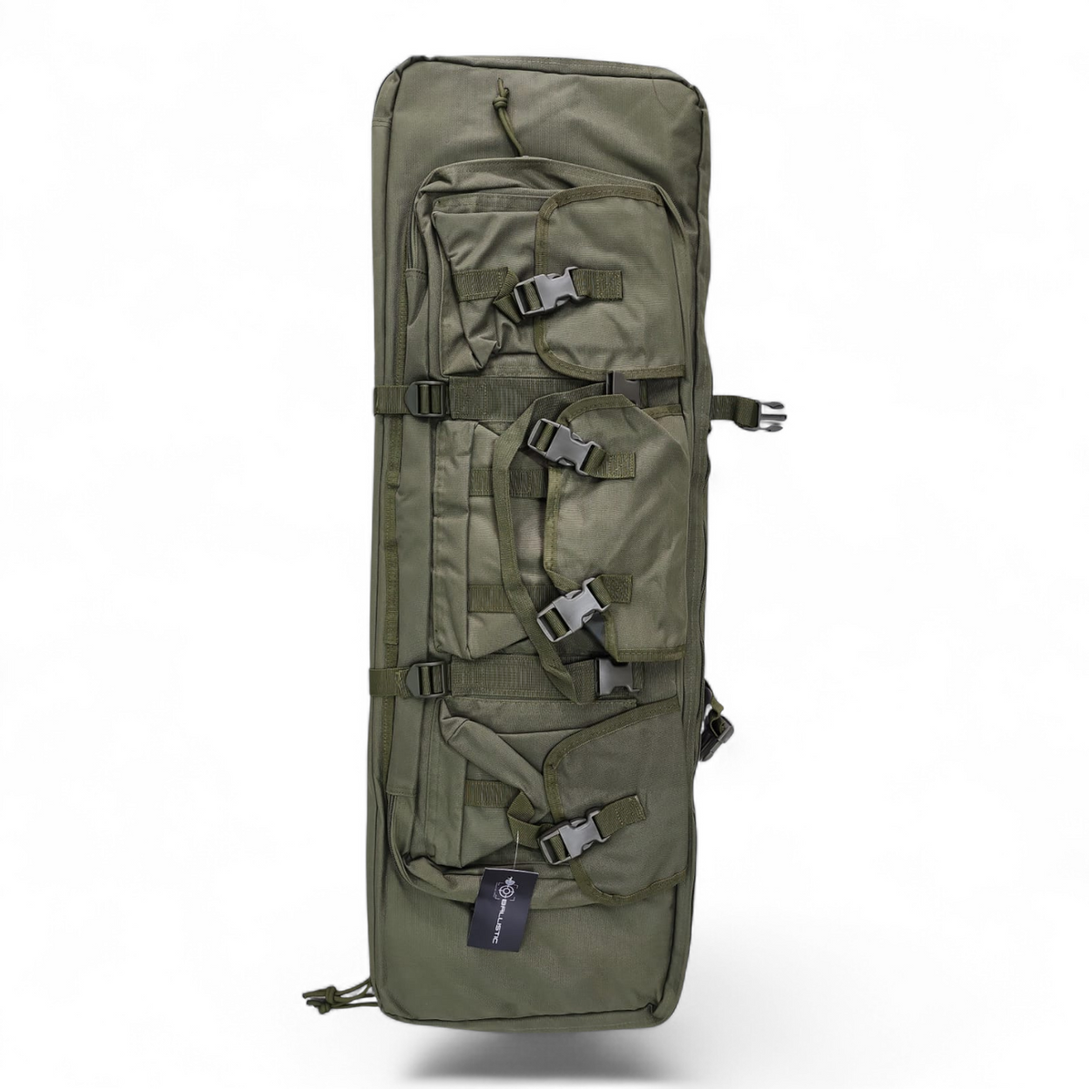 Ballistic Double Gun Case 95cm Green – Tactical Padded Rifle Carry Bag for Two Rifles FAS9-9G