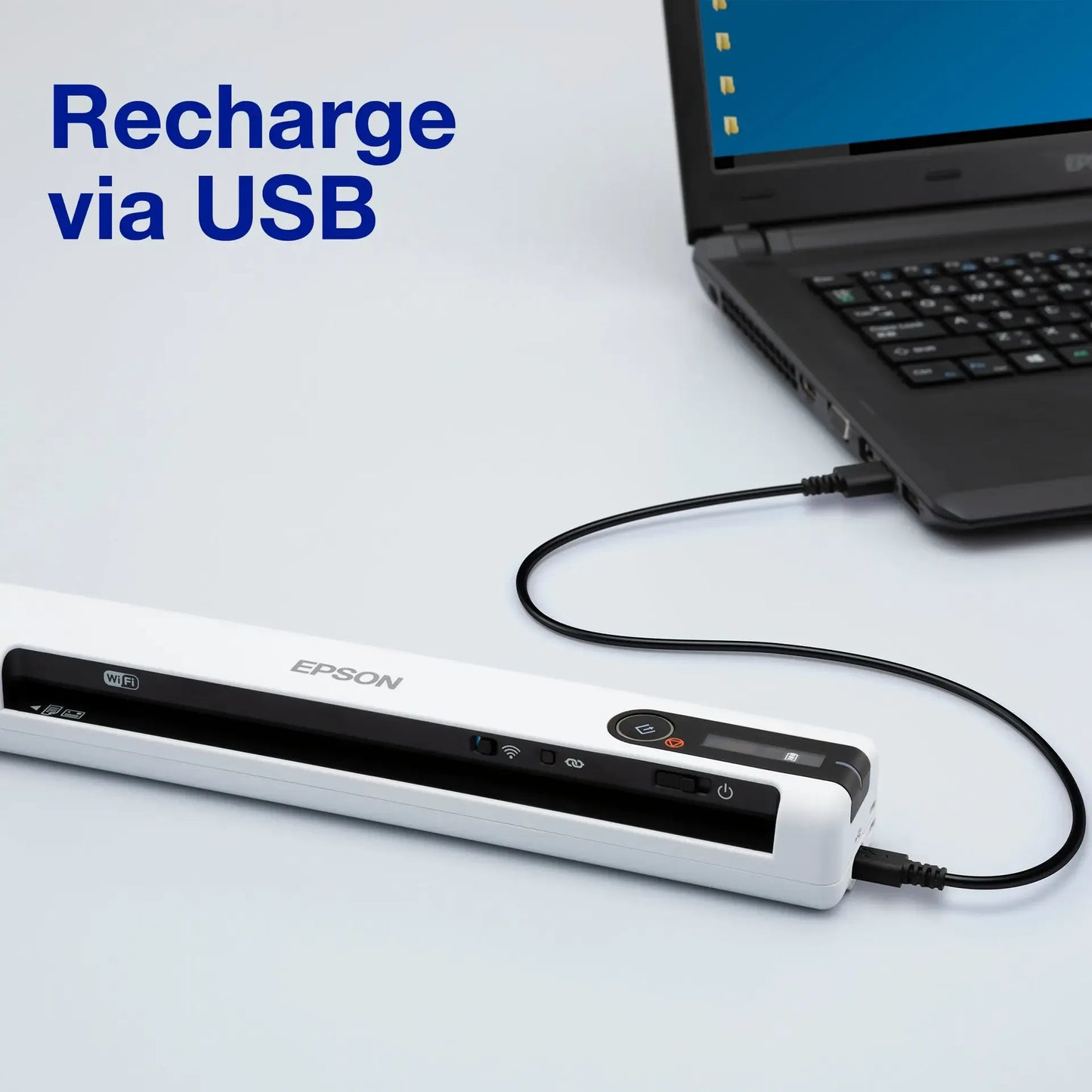 Epson WorkForce DS-80W Wireless Mobile Scanner